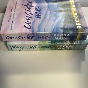 Two romance hockey books